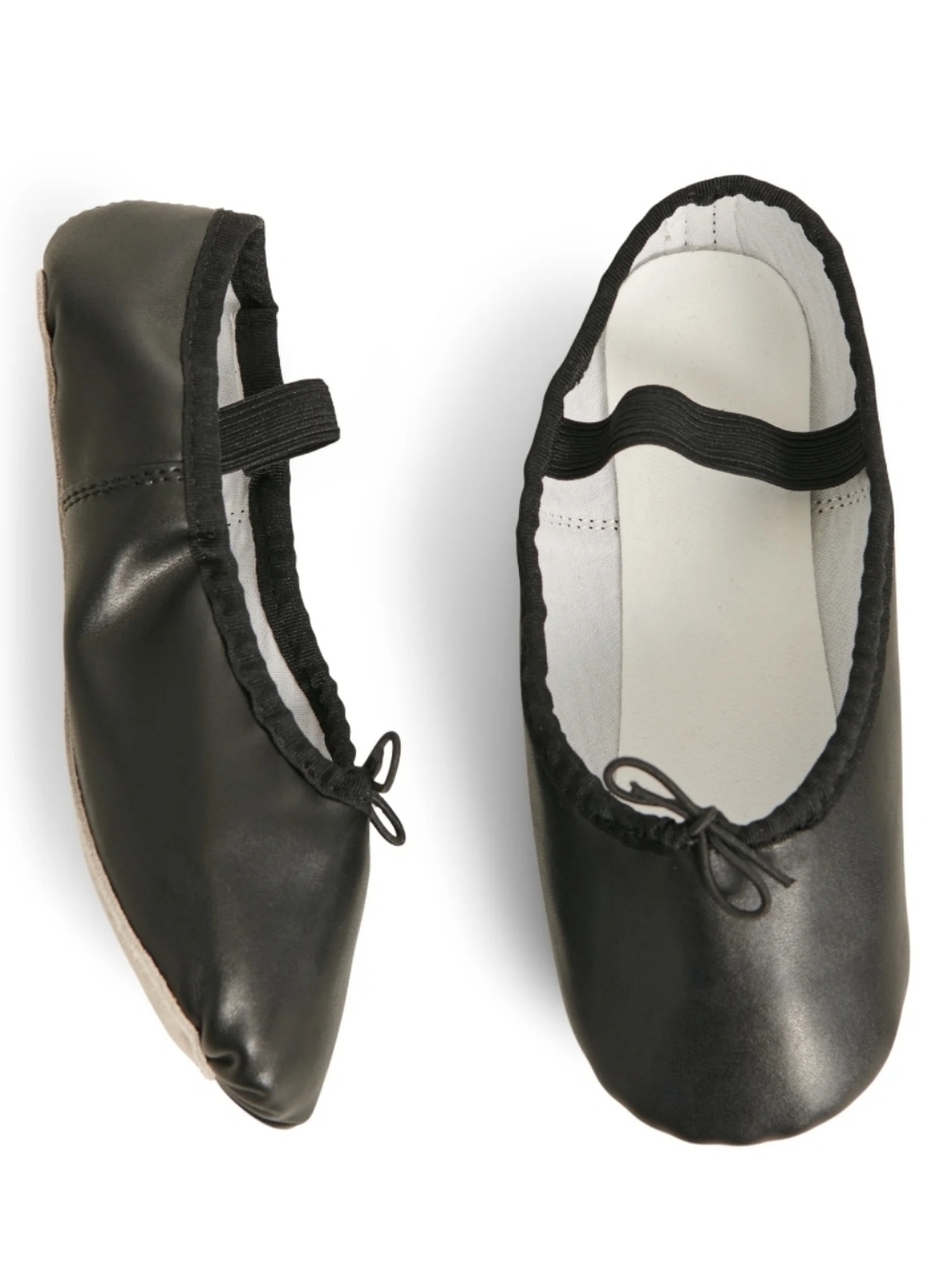 Justice Girls Ballet Shoes for Dance Class, Sole with Adjustable Strap,
